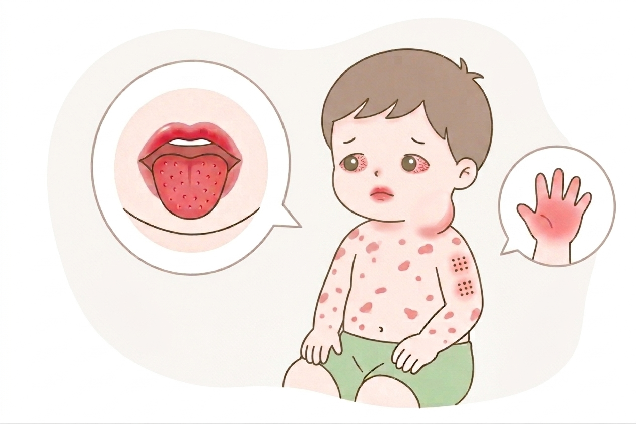 耳を痛がる女の子