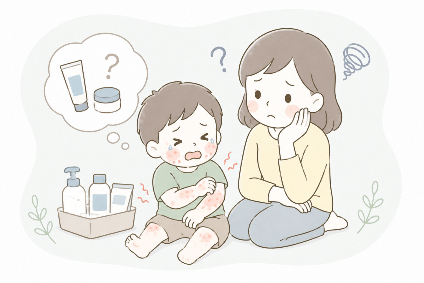 耳を痛がる女の子